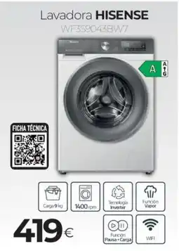 Tien 21 HISENSE Lavadora WF3S9043BW7 oferta