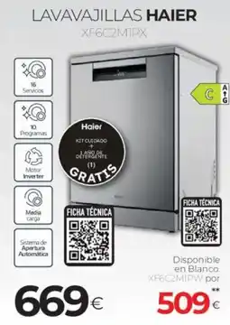 Tien 21 HAIER Lavavajillas oferta