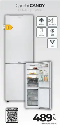 Tien 21 CANDY Combi ECN4CQTEW186 oferta