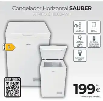 Tien 21 SAUBER Congelador Horizontal oferta