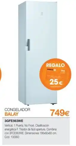 Expert BALAY Congelador oferta
