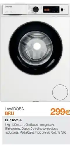 Expert BRU Lavadora oferta