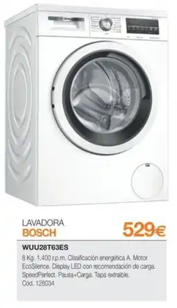 Expert BOSCH Lavadora oferta