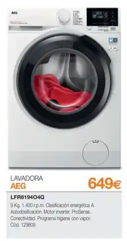 Expert AEG Lavadora oferta