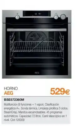 AEG Horno