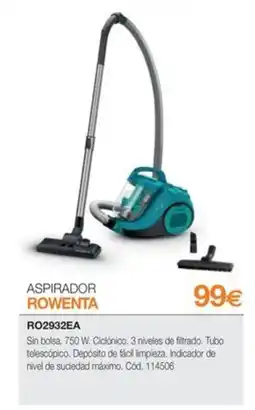 Expert ROWENTA Aspirador oferta