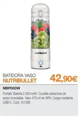 Expert NUTRIBULLET Batidora vaso oferta