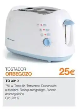 Expert ORBEGOZO Tostador oferta