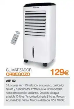 Expert ORBEGOZO Climatizador oferta