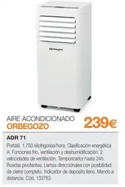 Expert ORBEGOZO Aire acondicionado oferta