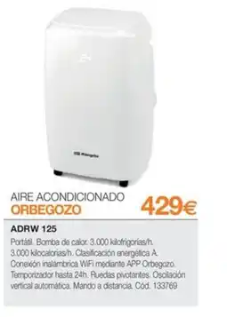 ORBEGOZO Aire acondicionado