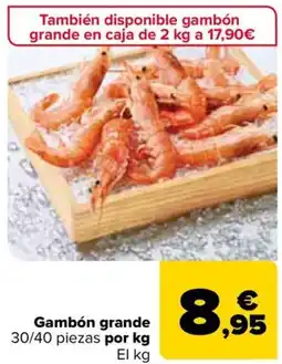 Carrefour Gambón grande oferta
