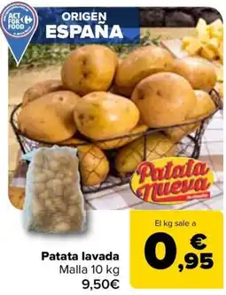 Carrefour Patata lavada oferta