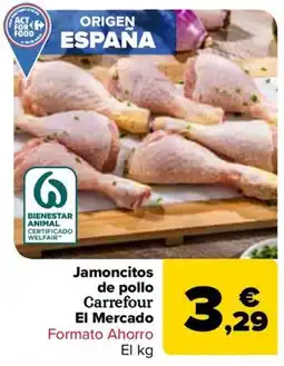 Carrefour Jamoncitos de pollo Carrefour El Mercado oferta