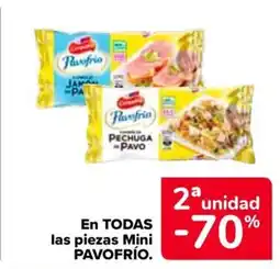 Carrefour PAVOFRÍO En todas las piezas mini oferta