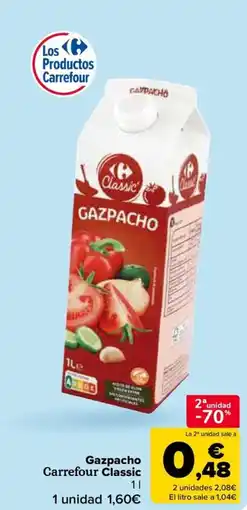 Carrefour Gazpacho Carrefour Classic oferta