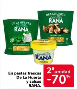 Carrefour RANA En pastas frescas de la huerta y salsas oferta