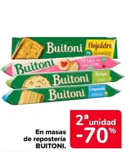 Carrefour BUITONI En masas de repostería oferta