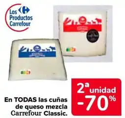 Carrefour En todas las cuñas de queso mezcla carrefour classic oferta
