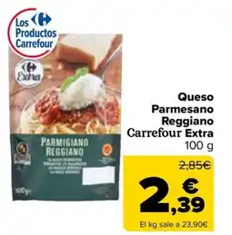 Carrefour Queso Parmesano Reggiano Carrefour Extra oferta