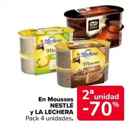 Carrefour NESTLÉ y LA LECHERA En Mousses oferta