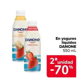 Carrefour DANONE En yogures líquidos oferta