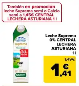Carrefour CENTRAL LECHERA ASTURIANA Leche Suprema 0% oferta