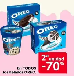 Carrefour OREO En todos los helados oferta