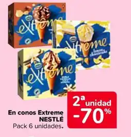 Carrefour NESTLÉ En conos Extreme oferta