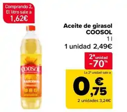 Carrefour COOSOL Aceite de girasol oferta