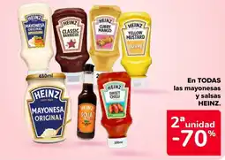 Carrefour HEINZ En todas las mayonesas y salsas oferta