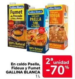 Carrefour GALLINA BLANCA En caldo Paella, Fideua y Fumet oferta