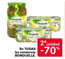Carrefour BONDUELLE En todas las conservas oferta