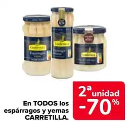 Carrefour CARRETILLA En todos los espárragos y yemas oferta