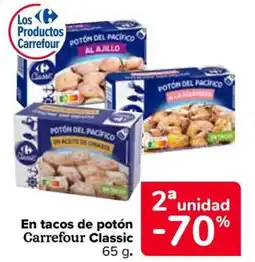 Carrefour En tacos de potón Carrefour Classic oferta