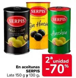 Carrefour SERPIS En aceitunas oferta