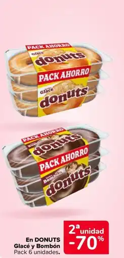 Carrefour DONUTS En Glacé y Bombón oferta