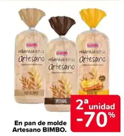 Carrefour BIMBO En pan de molde Artesano oferta