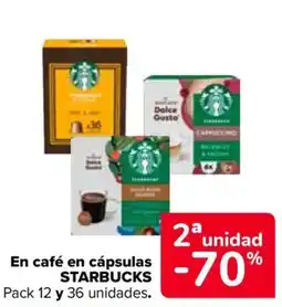 Carrefour STARBUCKS En café en cápsulas oferta
