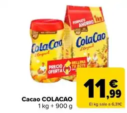Carrefour COLACAO Cacao oferta