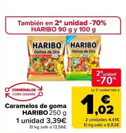 Carrefour HARIBO Caramelos de goma oferta