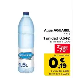 Carrefour AQUAREL Agua oferta
