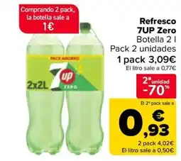 Carrefour 7UP Refresco Zero oferta