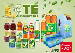 Carrefour En todas las bebidas de té. oferta