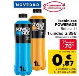 Carrefour POWERADE Isotónicos oferta