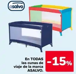 Carrefour ASALVO En todas las cunas de viaje de la marca oferta