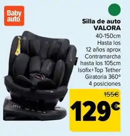 Carrefour VALORA Silla de auto oferta