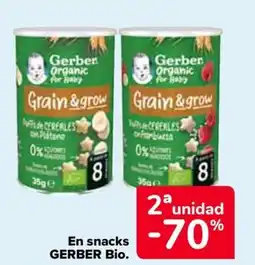 Carrefour GERBER En snacks Bio. oferta