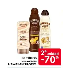 Carrefour HAWAIIAN TROPIC En todos los solares oferta