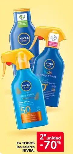 Carrefour NIVEA En todos los solares oferta